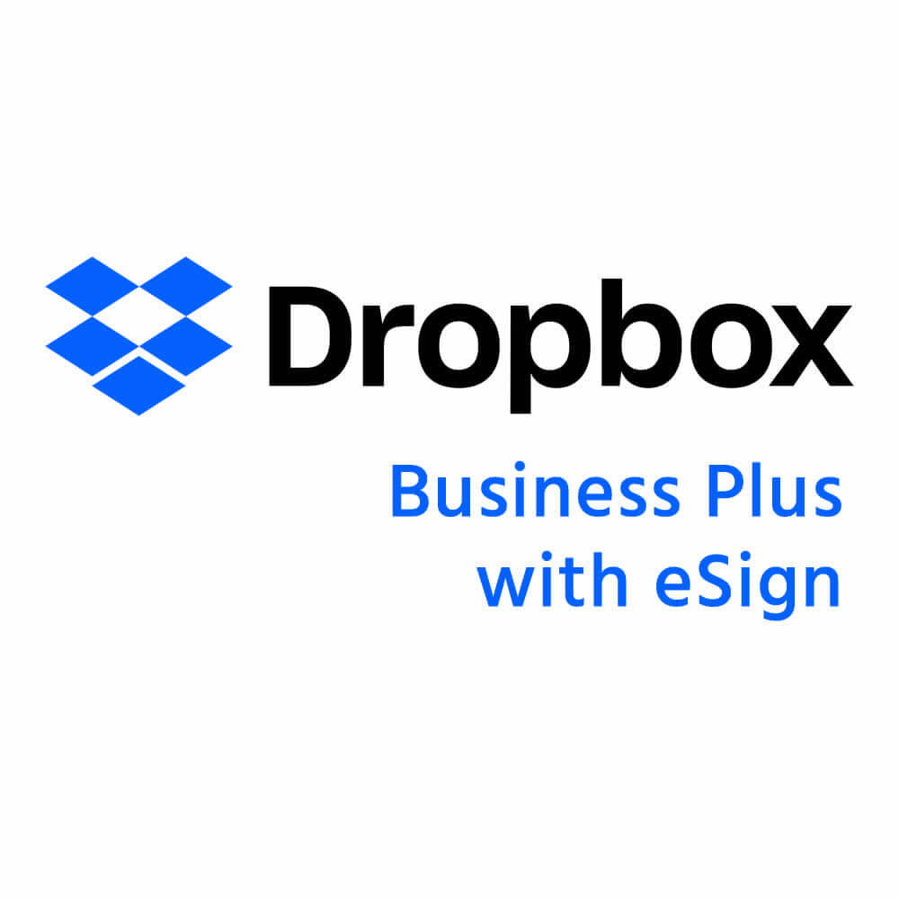 Dropbox Business Plus with e-Sign for Teams 1-Year Subscription License