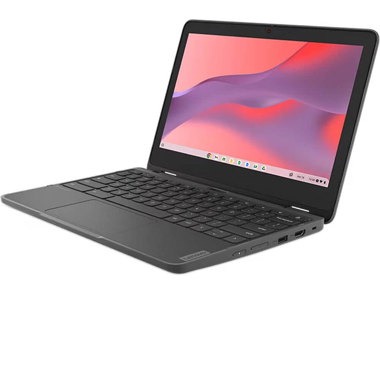 Lenovo 300e Yoga Chromebook Gen4 - 11.6" Touchscreen Convertible Display - MediaTek Kompanio 520 - 4GB RAM - 32GB Flash Memory - Gray - 82W20003US