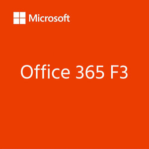 Microsoft Office 365 F3 without Teams Annual Subscription License