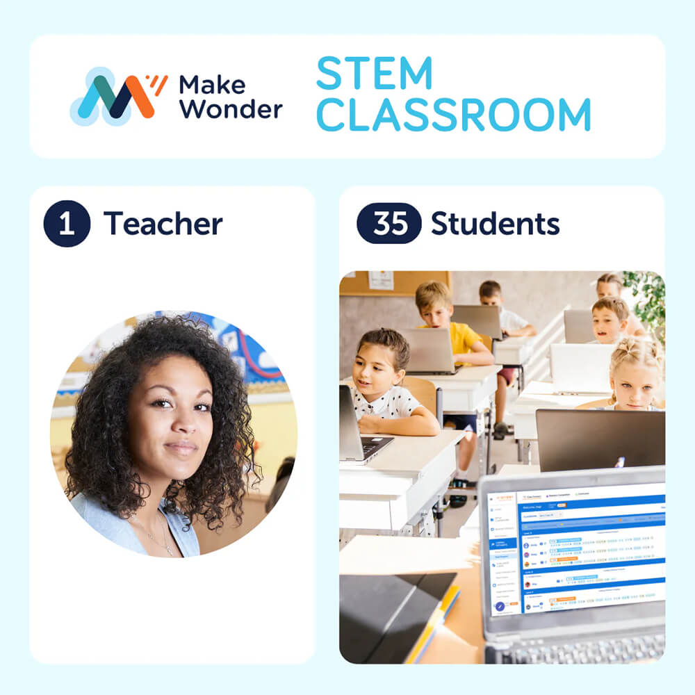 Make Wonder STEM Classroom Software (1 year subscription)