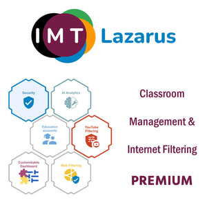 IMTLazarus Classroom Management & Internet Filtering Premium 1-Year Subscription License