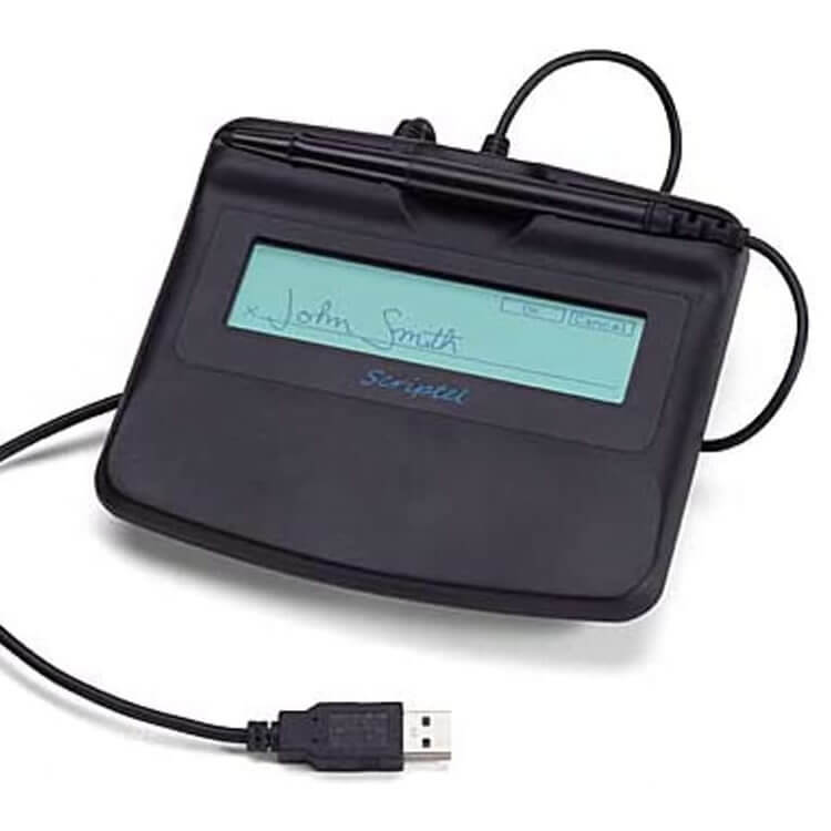Scriptel ST1570 LCD Backlit Proscript Signature Capture Pad 5-Meter Cord