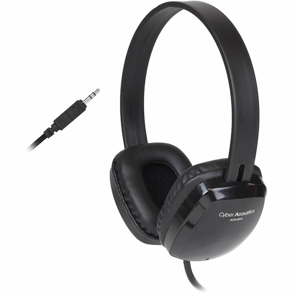 Cyber Acoustics ACM-6004 Classroom Learning Headphones 20-Pack