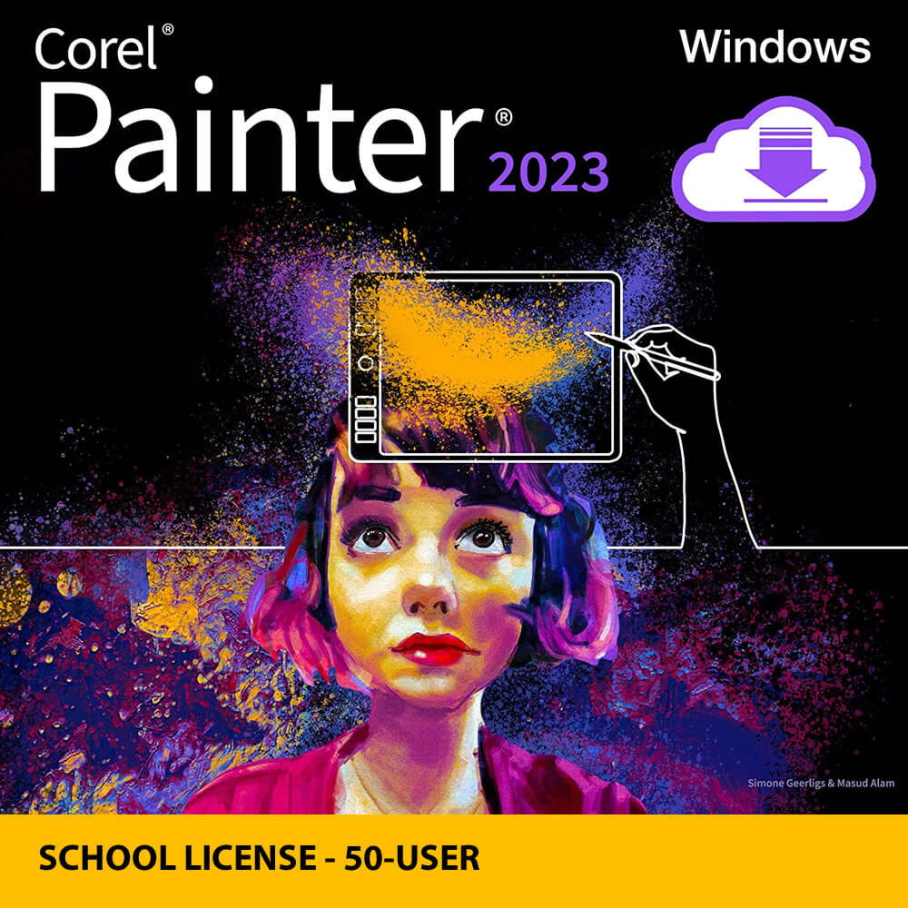 Corel Painter 2023 for macOS/ Windows School License 50-User