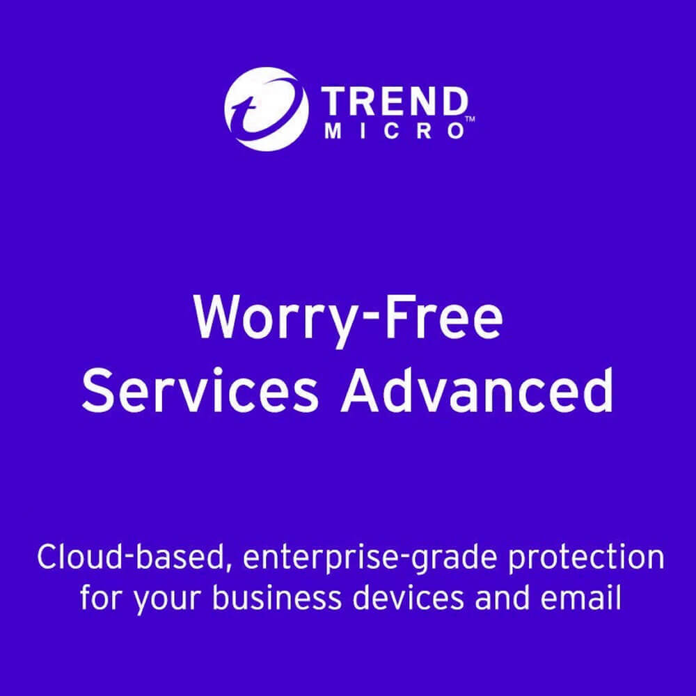 Trend Micro Worry Free Security Services Advanced 1-Year Subscription