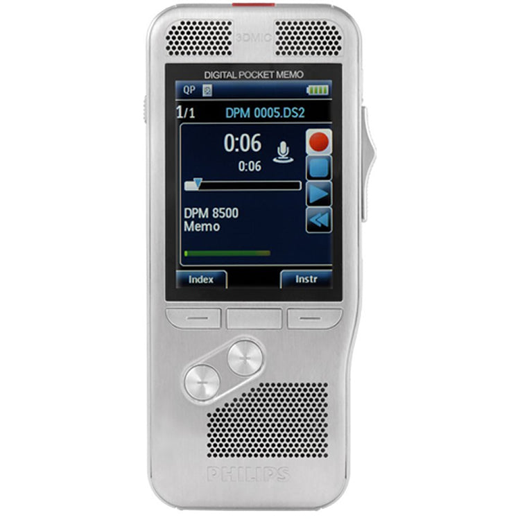 Philips Digital Pocket Memo with Barcode DPM8500