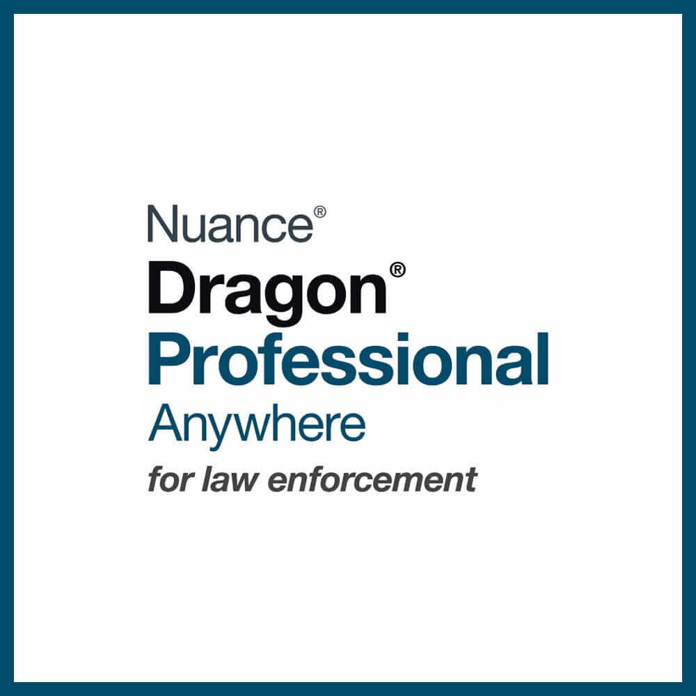 Dragon Professional Anywhere for Law Enforcement (1-Year Subscription - Paid Monthly)