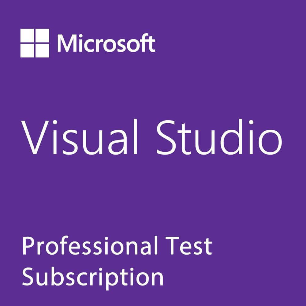 Microsoft Visual Studio 2019 Test Professional with MSDN Subscription and 3-Years Software Assurance
