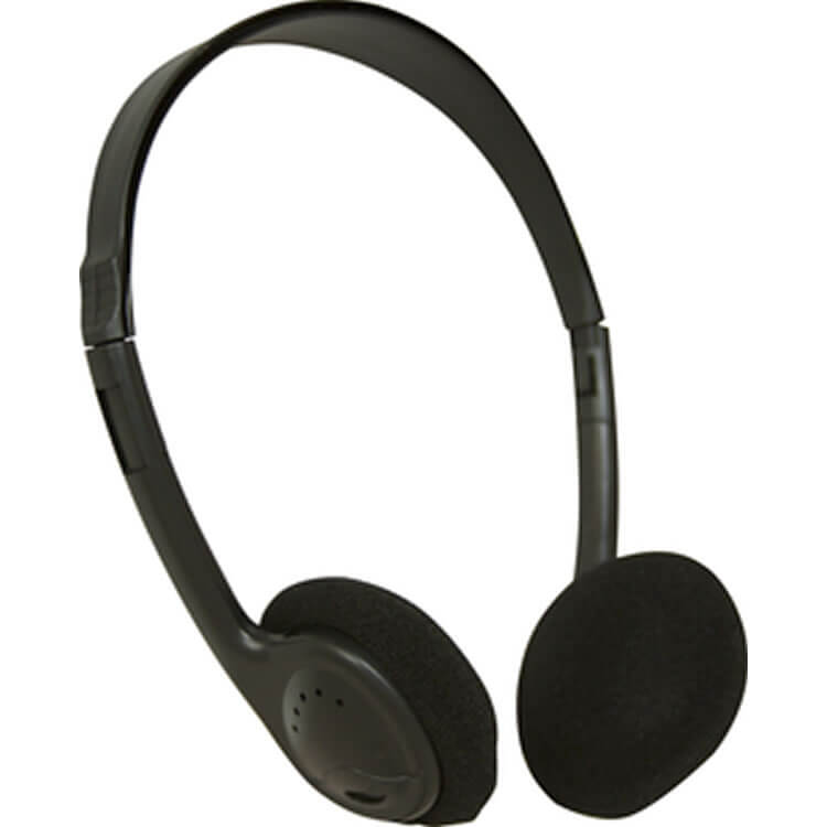 Avid AE-711 BLACK On-Ear Headphones (25-Pack)