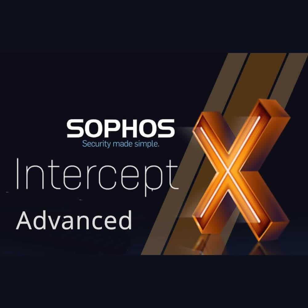 Sophos Intercept X Endpoint Protection Advanced 1-Year Subscription License for Government and Non-Profit