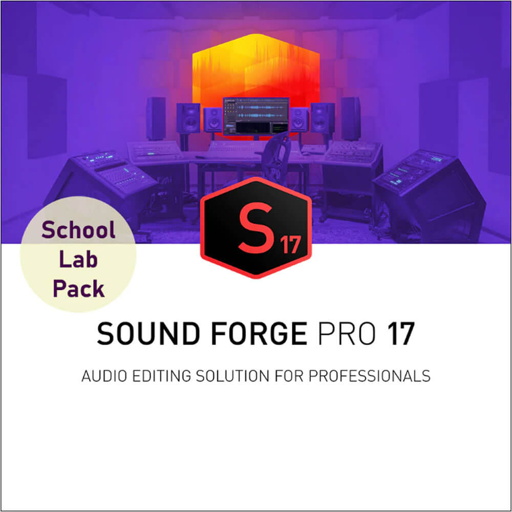 MAGIX Sound Forge Pro 17 (School License)