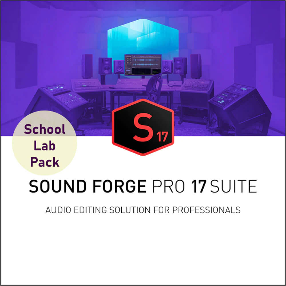 MAGIX Sound Forge Pro 17 Suite (School License)