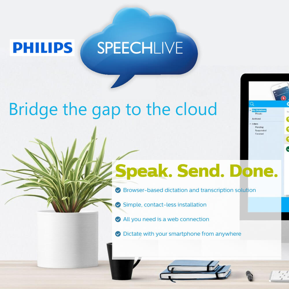 Philips SpeechLive Cloud Dictation Advanced Business Package 12-Month Subscription
