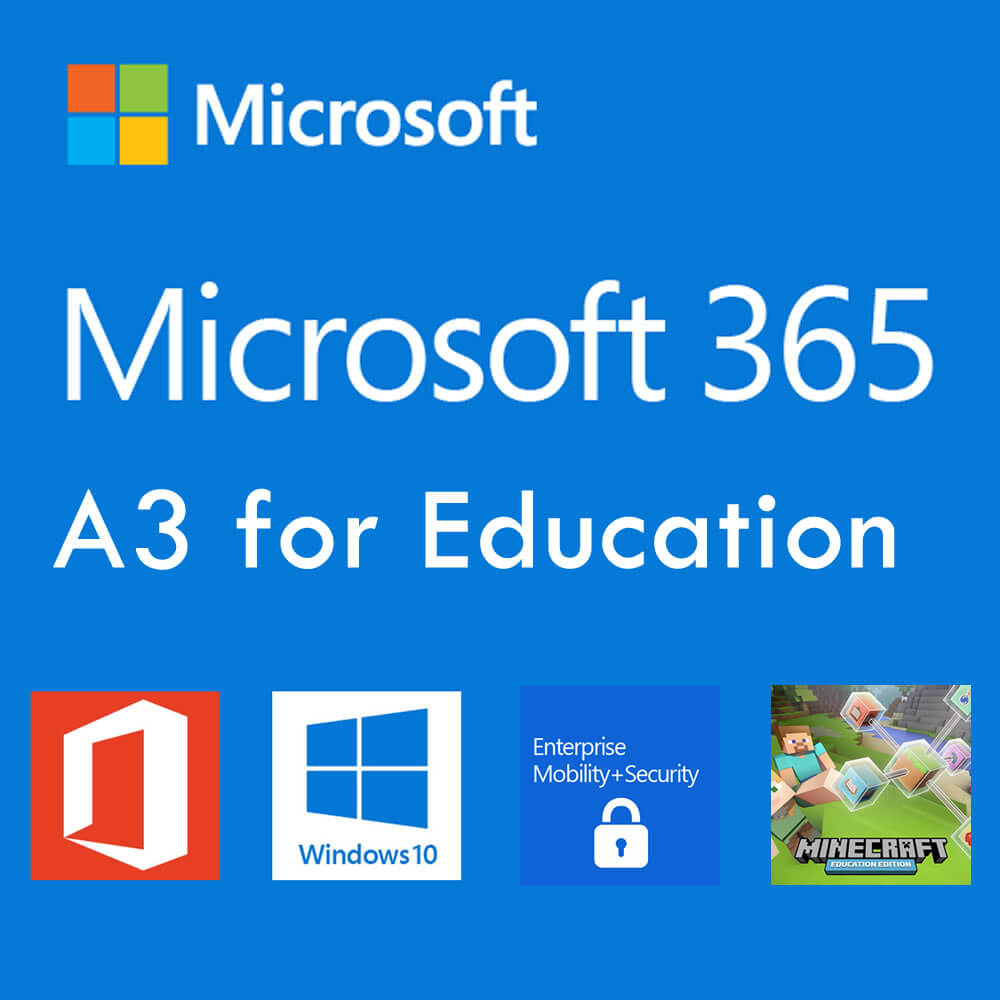 Microsoft 365 A3 for Faculty Annual Subscription (School License)