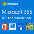 Microsoft 365 A3 for Faculty Annual Subscription (School License)