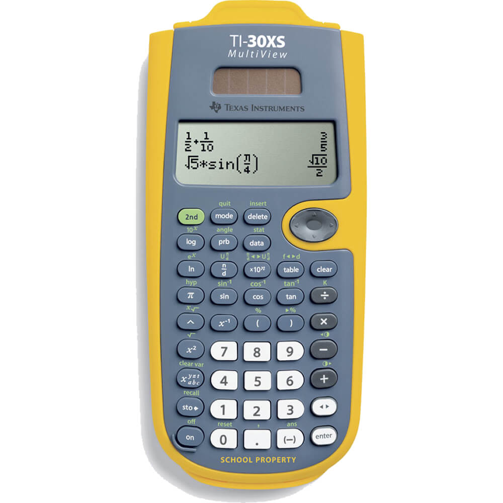 Texas Instruments TI-30XS MultiView Scientific Calculator EZ-Spot 10-Classroom Pack
