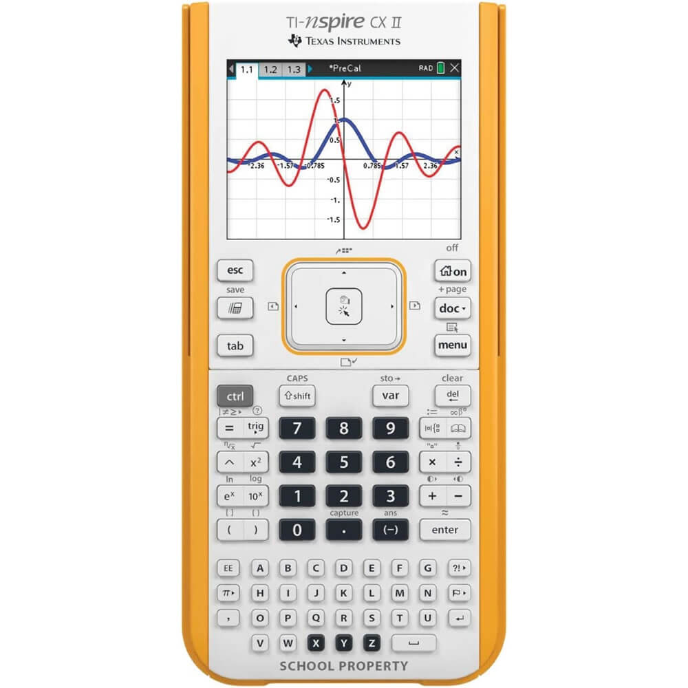 Texas Instruments Nspire CXII CAS Graphing Calculator Remote Learning Pack 10-Pack